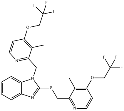 N-[3-Methyl-4-(2,2,2-trifluoroethoxy)-2-pyridinyl]Methyl Lansoprazole Sulfide