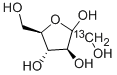 D-FRUCTOSE-1-13C Structure