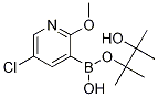 5-CHLORO-2-METHOXY-PYRIDINE-3-BORONIC ACID PINACOL ESTER 化学構造式