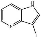3-ヨード-1H-ピロロ[3,2-B]ピリジン 化学構造式