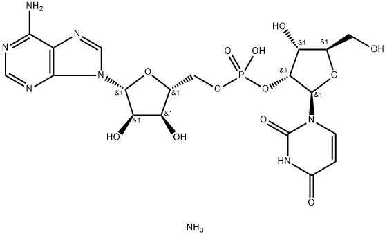 URIDYLYL(2'-5')ADENOSINE AMMONIUM SALT Struktur