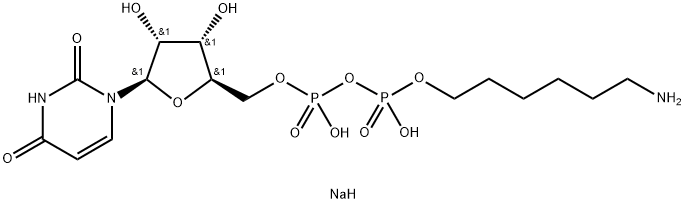 URIDINE-5'-DIPHOSPHOHEXANOLAMINE SODIUM Struktur