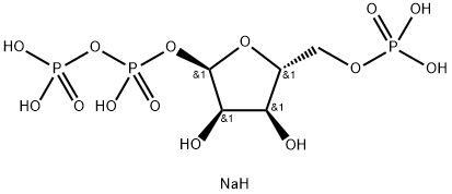 5-PHOSPHO-ALPHA-D-RIBOSYL DIPHOSPHATE SODIUM SALT Structure