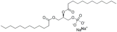 L-A-磷脂酸二月桂钠, 108321-06-8, 结构式