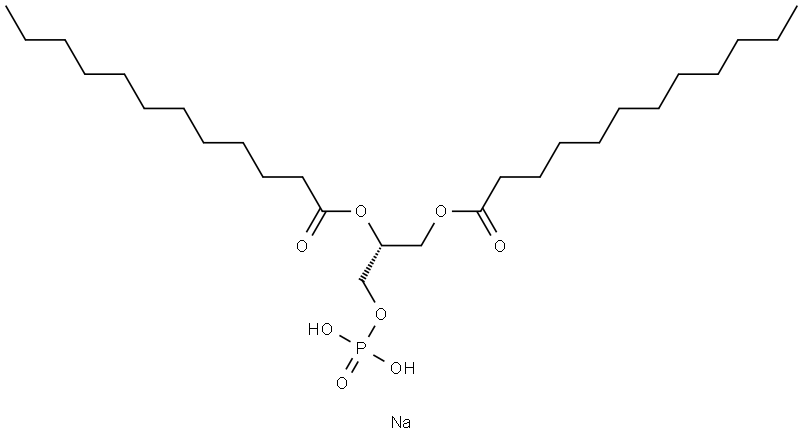 1 2-DILAUROYL-SN-GLYCERO-3-PHOSPHORIC Structure