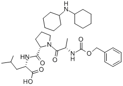 Z-ALA-PRO-LEU (DICYCLOHEXYLAMMONIUM) SALT, 108321-20-6, 结构式