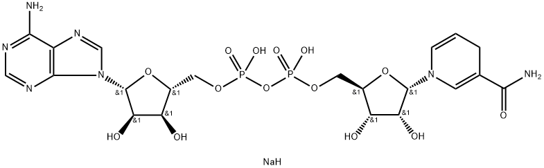 α-Nicotinamide adenine dinucleotide, 108321-31-9, 结构式