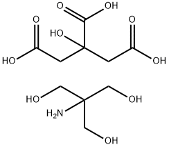 トリズマ®クエン酸塩 一塩基性 溶液 化学構造式