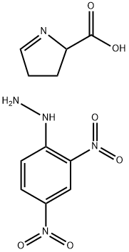 DL-DELTA-PYRROLINE-5-CARBOXYLIC ACID*2,4 -DINITROPHE Structure