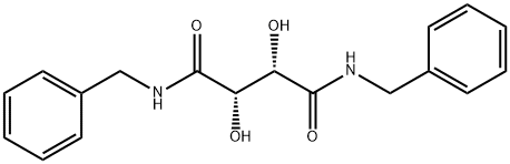()-N,N`-二苯甲基-D-酒石二酰胺 结构式