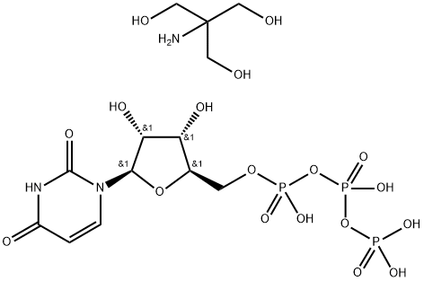 ウリジン 5′-三リン酸 トリス塩 化学構造式