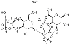 NEOCARRATETRAOSE 4(1)-SULFATE SODIUM SALT Struktur