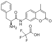 L-フェニルアラニン7-アミド-4-メチルクマリントリフルオロ酢酸塩 化学構造式