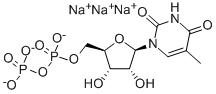 チミジン5′-二リン酸 ナトリウム塩 化学構造式