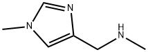 Methyl[(1-methyl-1H-imidazol-4-yl)methyl]amine, 1083246-52-9, 结构式