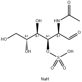 GLCNAC-3S, NA 化学構造式