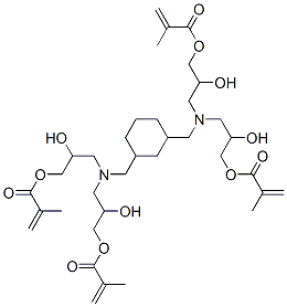 1,3-Bis[bis[2-hydroxy-3-(methacryloyloxy)propyl]aminomethyl]cyclohexane|