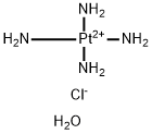 四氨基氯化铂，水合,108374-32-9,结构式