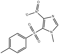 1-Methyl-5-(4-methylphenylsulfonyl)-4-nitro-1H-imidazole Structure