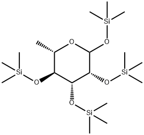 TRIMETHYLSILYL-L(+)RHAMNOSE Structure