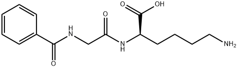 HIPPURYL-D-LYS-OH, 108392-04-7, 结构式