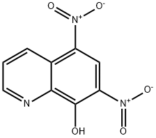 5,7-DINITROQUINOLIN-8-OL 结构式