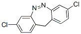 3,8-ジクロロ-11H-ジベンゾ[c,f][1,2]ジアゼピン 化学構造式