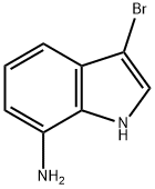 3-溴-1H-吲哚-7-胺,1084328-82-4,结构式