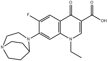 ビンフロキサシン 化学構造式