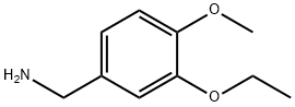 (3-エトキシ-4-メトキシベンジル)アミン 化学構造式