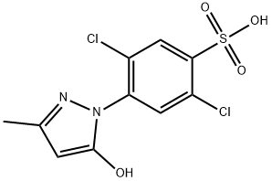 1-(2 5-DICHLORO-4-SULFOPHENYL)-3-METHYL& Struktur