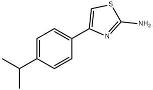 4-(4-异丙基苯)-噻唑-2-胺, 108481-92-1, 结构式
