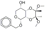 Benzyl 2,3-O-[(1S,2S)-1,2-Dimethoxy-1,2-dimethyl-1,2-ethanediyl]-α-L-xylopyranoside Struktur