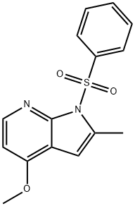 1H-Pyrrolo[2,3-b]pyridine, 4-Methoxy-2-Methyl-1-(phenylsulfonyl)-