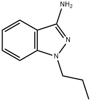 1-丙基-1H-吲唑-3-胺, 108552-99-4, 结构式