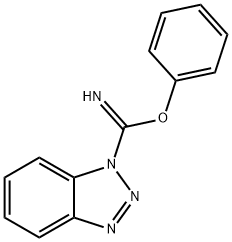 phenyl 1H-benzo[d][1,2,3]triazol-1-carbiMidate 结构式