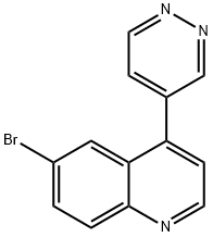 6-broMo-4-(pyridazin-4-yl)quinoline Struktur