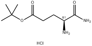 (S)-4,5-二氨基-5-氧代戊酸叔丁酯单盐酸盐, 108607-02-9, 结构式