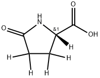 5-Oxo-L-proline-d5 Structure