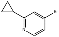 4-BroMo-2-(cyclopropyl)pyridine Structure
