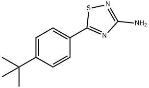 3-AMino-5-(4-tert-butylphenyl)-1,2,4-thiadiazole Struktur