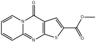 甲基 4-羰基-4H-吡啶并[1,2-A]噻吩并[2,3-D]嘧啶-2-羧酸酯, 1086386-53-9, 结构式