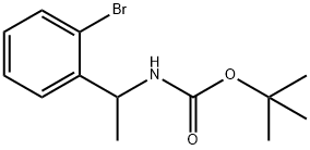 氨基甲酸,N-[1-(2-溴苯基)乙基]-,1,1-二甲基乙酯, 1086391-99-2, 结构式