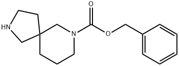 2,7-二氮杂螺[4.5]癸烷-7-羧酸苄酯, 1086394-70-8, 结构式