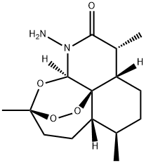 N-Amino-11-azaartemisinin Structure