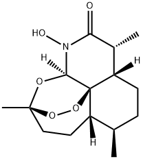 N-Hydroxy-11-azaartemisinin Structure