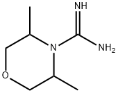 3,5-dimethylmorpholine-4-carboxamidine 化学構造式