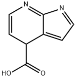 4H-吡咯并[2,3-B]吡啶-4-羧酸,1086423-45-1,结构式