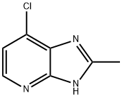 7-クロロ-2-メチル-3H-イミダゾ[4,5-B]ピリジン 化学構造式