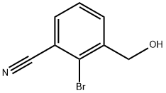 2-溴-3-(羟基甲基)苯甲腈 结构式